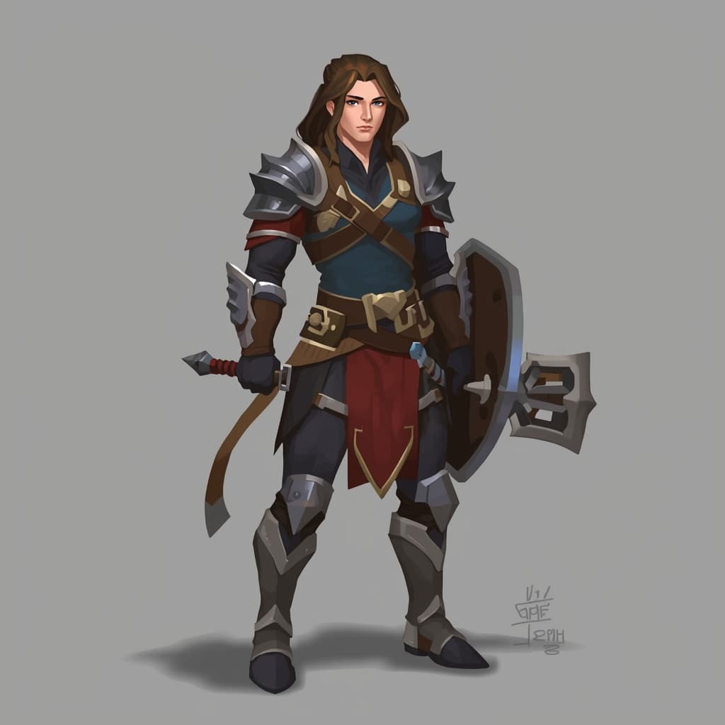 A Kobalt, no background, for DnD.