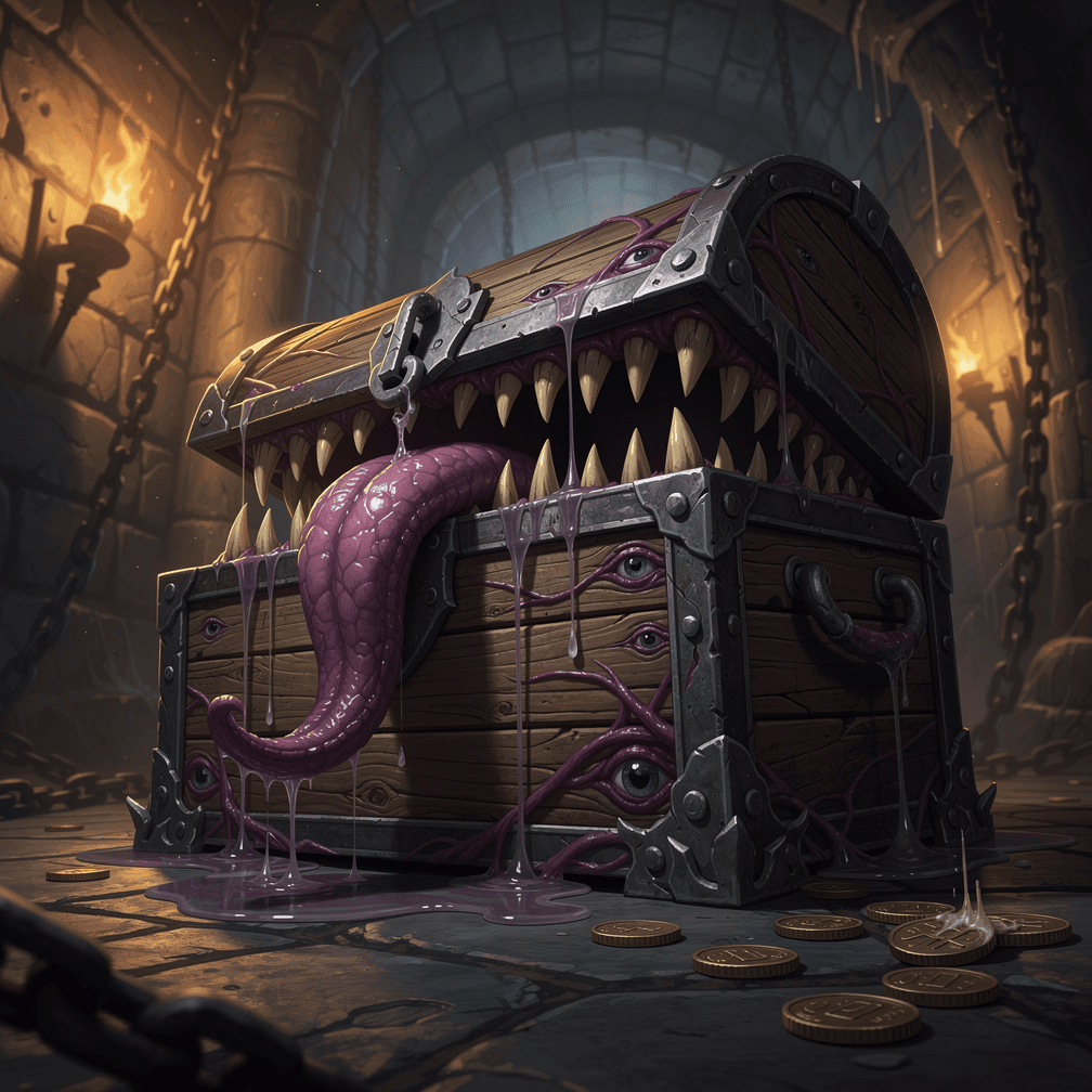 A mimic monster for the game Dungeons and Dragons.